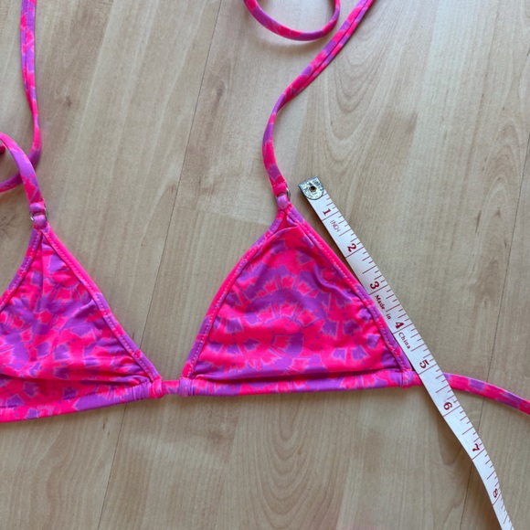 Wicked Weasel Micro Bikini Set Neon Pink Purple Tie-dye - Picture 7 of 9